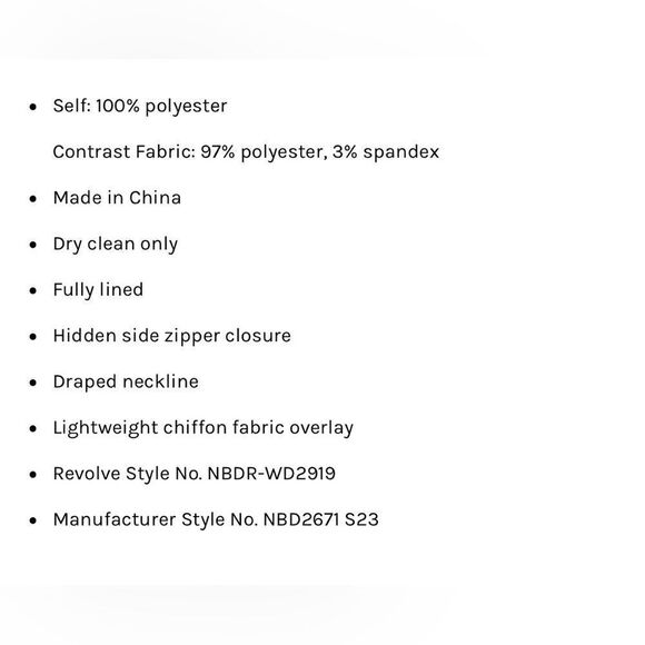 NBD x Revolve Galla gown in  Black and Nude - Picture 6 of 9